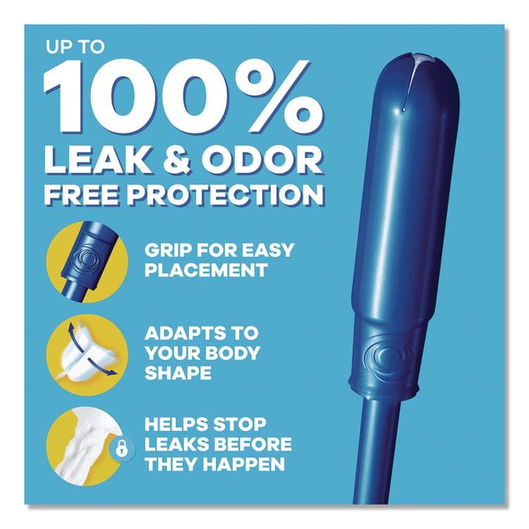 PROCTER & GAMBLE Pearl Tampons, Light/Regular/Super Absorbency, 47/Pack (PGC71447) thumbnail 2