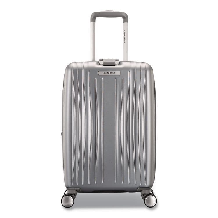 SAMSONITE CORP/LUGGAGE DIV Opto 3 Hardside Spinner Suitcase, 13.58 x 9.25 x 19.29, Silver (SML1470747722)