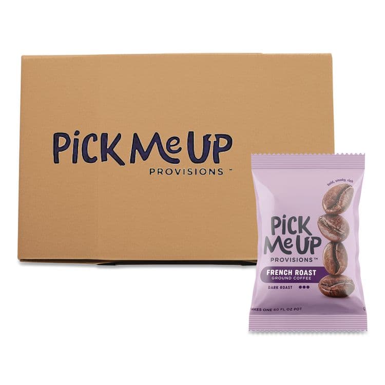PICK ME UP PROVISIONS French Roast Coffee Fraction Pack, 2.2 oz, 42/Carton (PIEBHS90366)