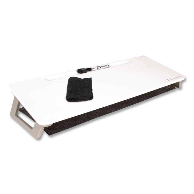 QUARTET MFG. Magnetic Steel Dry Erase Desktop Computer Pad, 21 x 7.75, White Surface (QRTQ090F01R) thumbnail 2