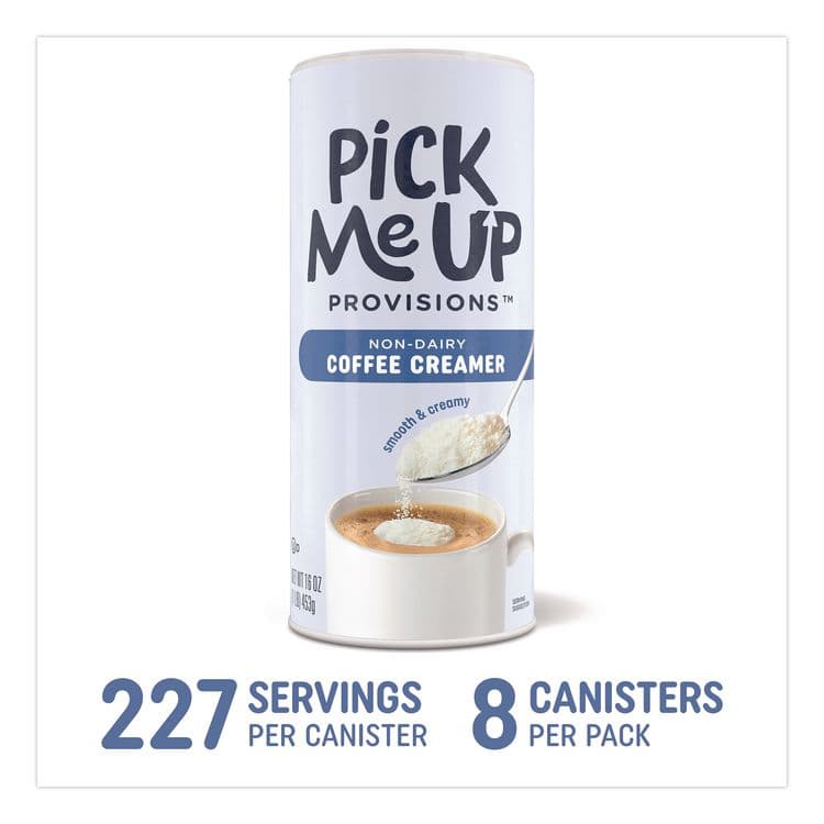 PICK ME UP PROVISIONS Original Powdered Creamer, 16 oz Canister, 8/Pack (PIEPM62428) thumbnail 3