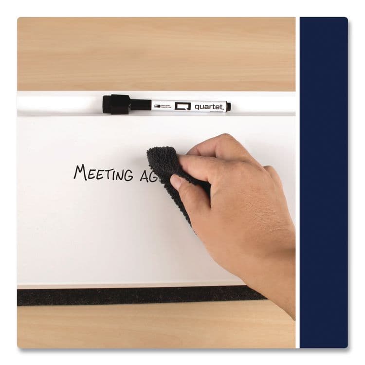 QUARTET MFG. Magnetic Steel Dry Erase Desktop Computer Pad, 21 x 7.75, White Surface (QRTQ090F01R) thumbnail 3