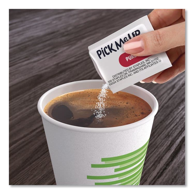PICK ME UP PROVISIONS Pure Sugar Packets, 0.1 oz, 2,000/Box (PIEPM62431) thumbnail 3