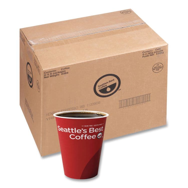 SEATTLE'S BEST COFFEE, LLC Henry's Espresso, 5 lb Bag, 4/Carton (SEA00429CT)