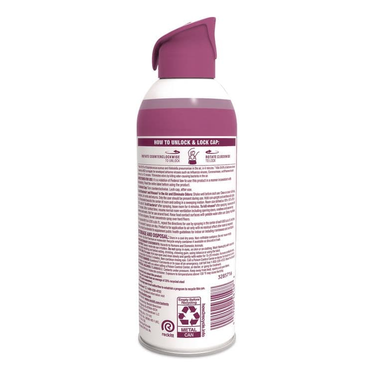 RECKITT BENCKISER Air Sanitizing Spray, Sunkissed Petals Scent, 10 oz Aerosol Spray (RAC1920056148) thumbnail 2