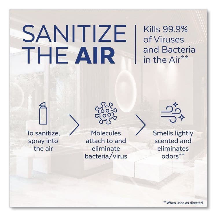 RECKITT BENCKISER Air Sanitizing Spray, Sunkissed Petals Scent, 10 oz Aerosol Spray (RAC1920056148) thumbnail 4