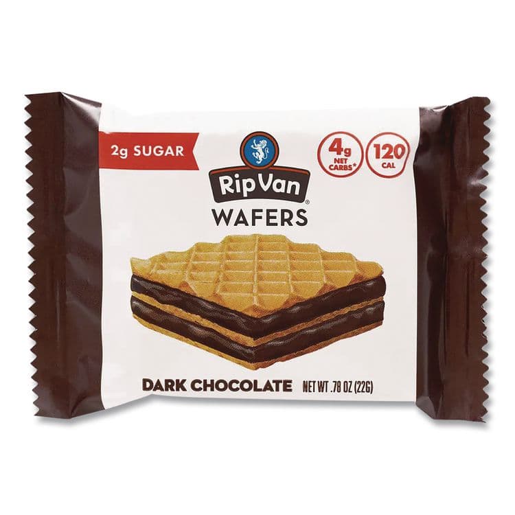 RIP VAN Wafers, Dark Chocolate, 0.78 oz Packet, 16/Box (RIPRVW70520) thumbnail 2