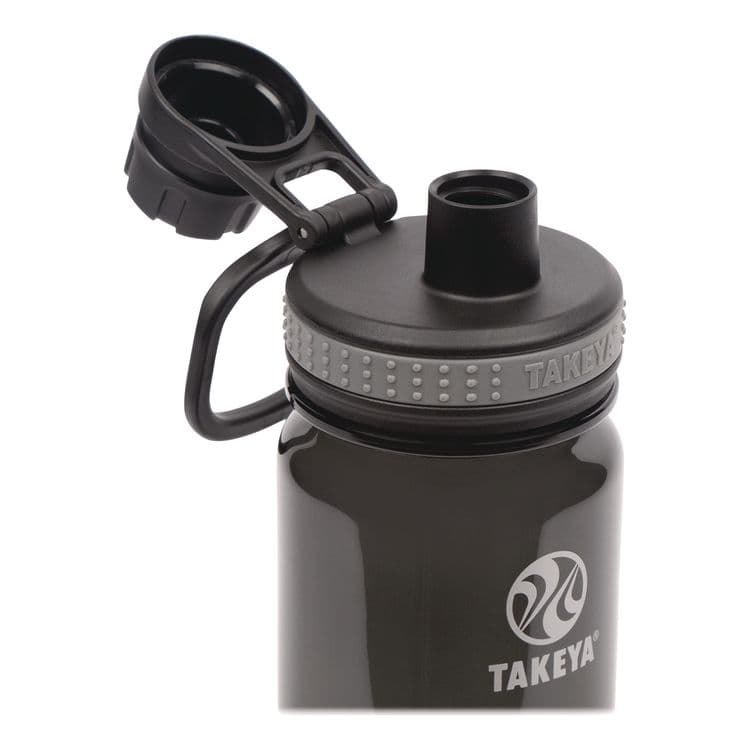 TAKEYA USA CORPORATION Tritan Plastic Water Bottle, 18 oz, 1 Royal Bottle, 1 Black Bottle, 2/Pack (TKY51464) thumbnail 3