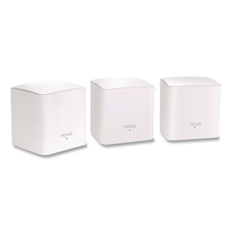 SHENZHEN TENDA TECHNOLOGY CO. LTD. MW5G3PK AC1200 Whole-Home Mesh Wi-Fi System, 2 Ports, Dual-Band 2.4 GHz/5 GHz (TNDNOVAMW5G3PK)