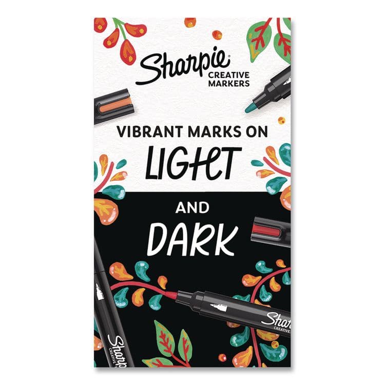 SANFORD Creative Markers, Earth Tones, Bullet Tip, Assorted, 5/Pack (SAN2209902) thumbnail 4