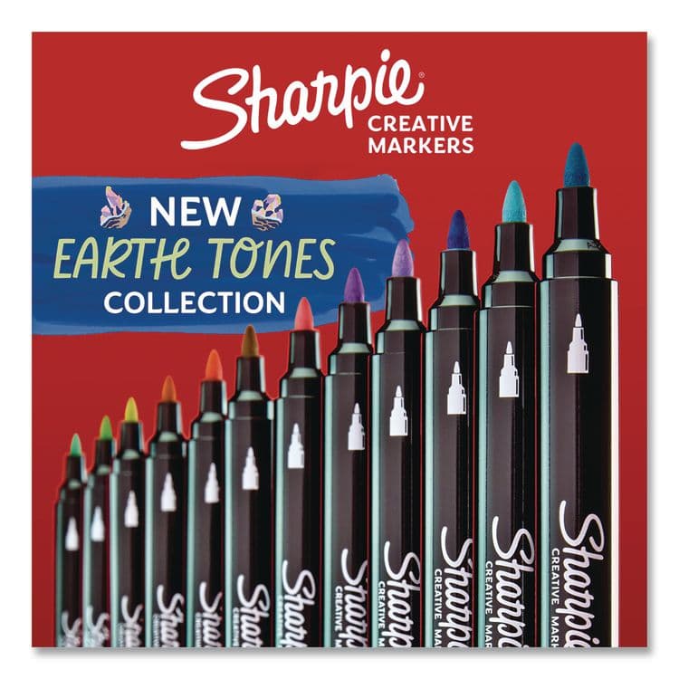 SANFORD Creative Markers, Light Earth Tones, Bullet Tip, Assorted, 5/Pack (SAN2213328) thumbnail 2