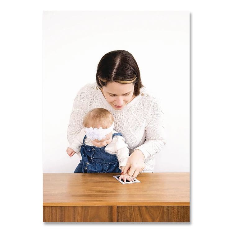 PEARHEAD Babyprints Clean-Touch Ink Pad, Newborn Size Accommodates Hand/Feet Up to 2.25" x 3.5", Clean-Touch Ink Pad/(2) Imprint Cards (PEH00007) thumbnail 4