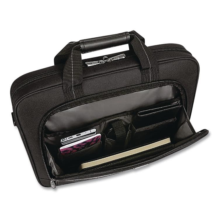 TARGUS Classic Slim Laptop Briefcase, Fits Devices Up to 16", 16.75 x 3.25 x 12.8, Black (TRGTCT027US) thumbnail 4