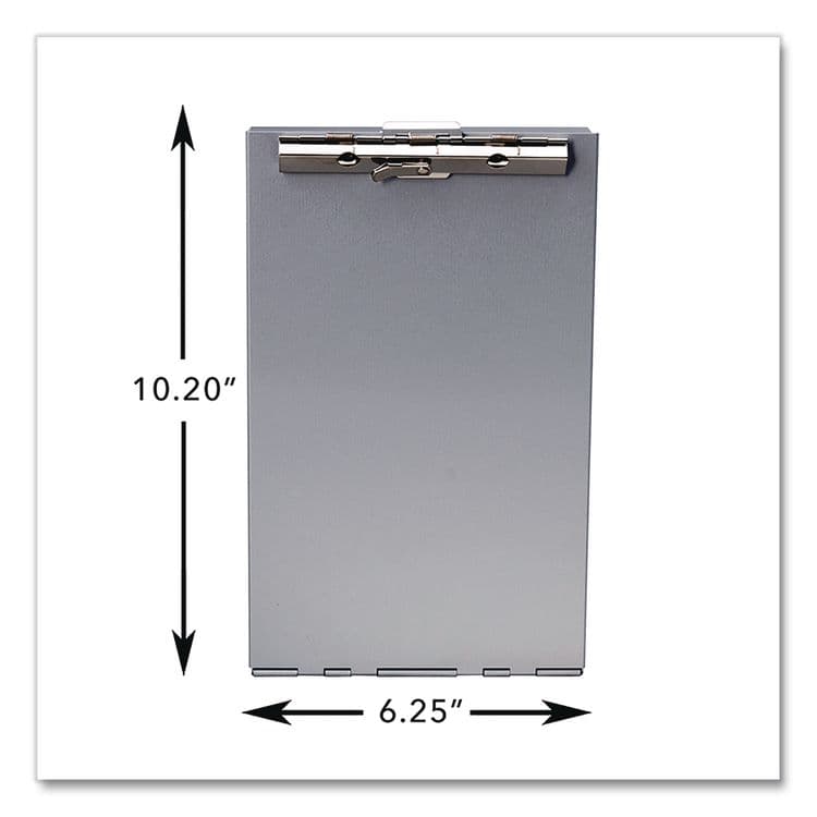 SAUNDERS MFG. CO., . Redi-Rite Aluminum Storage Clipboard, 1" Clip Capacity, Holds 6 x 10 Sheets, Silver (SAUSAU00213) thumbnail 4