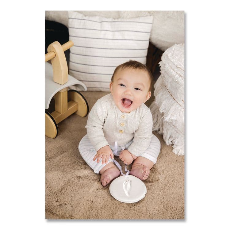 PEARHEAD Babyprints Handprint or Footprint Keepsake Ornament Kit, 100% Baby Safe Impression Material/Shaping Ring/Ribbon/Pin (PEH50020) thumbnail 3