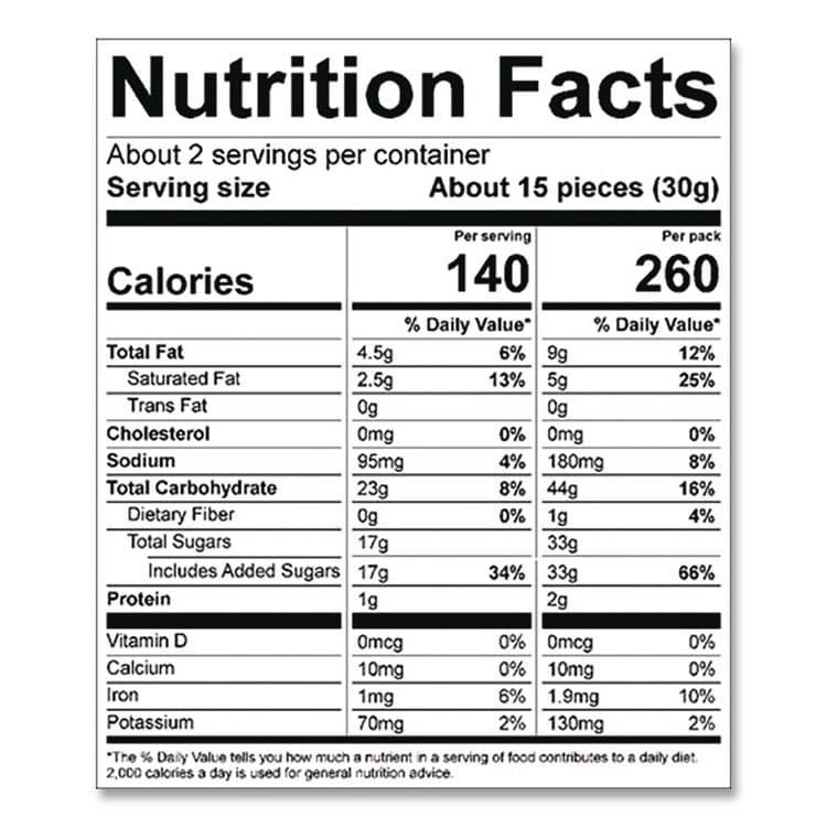 SHEILA G'S Chocolate Chip Crisps, 2 oz Bag, 24/Carton (SHASGB01122) thumbnail 4