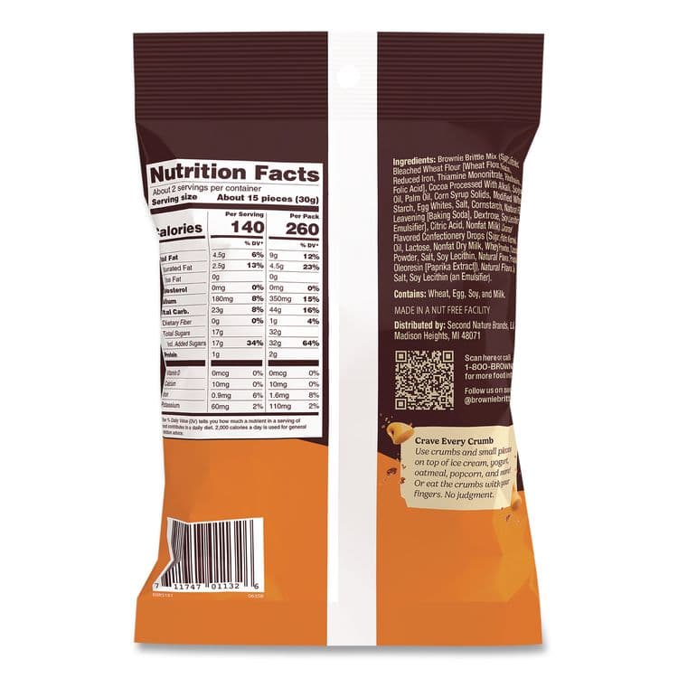 SHEILA G'S Salted Caramel Brownie Snack, 2 oz Bag, 24/Carton (SHASGB01132) thumbnail 3