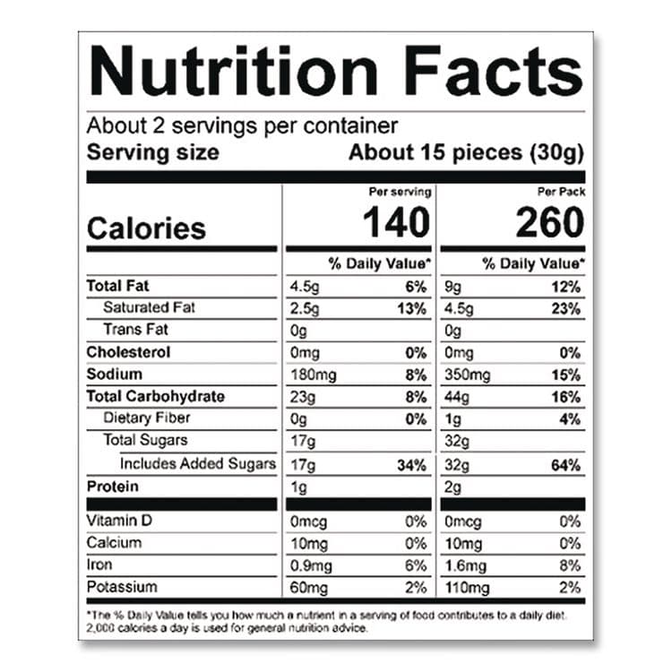 SHEILA G'S Salted Caramel Brownie Snack, 2 oz Bag, 24/Carton (SHASGB01132) thumbnail 4