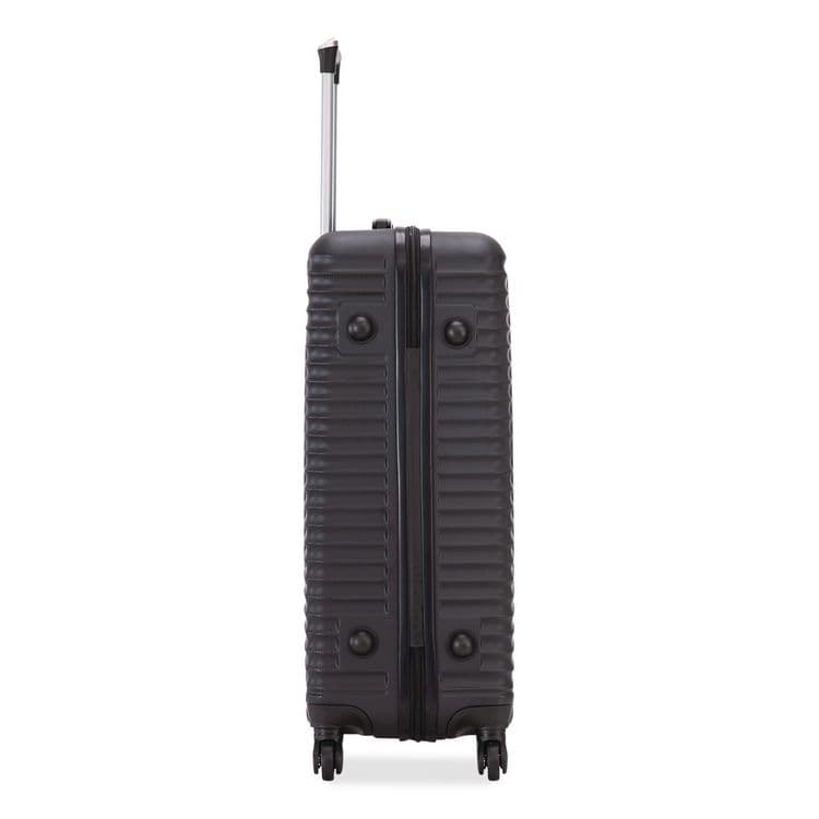 TUCCI VOYAGE Vertice ABS 2-Piece Luggage Set, Black (TUIV000102PCBLK) thumbnail 3