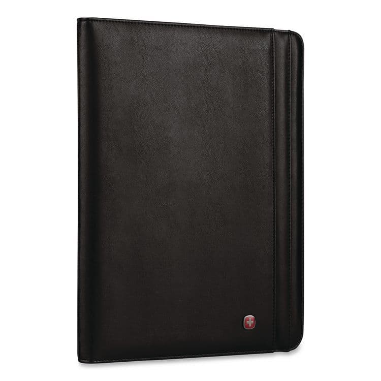 VICTORINOX SWISS ARMY . Merit Vinyl Padfolio, 8.5 x 11 Pad, 10.2 x 13, Open Style Closure, Black (WNG601388)