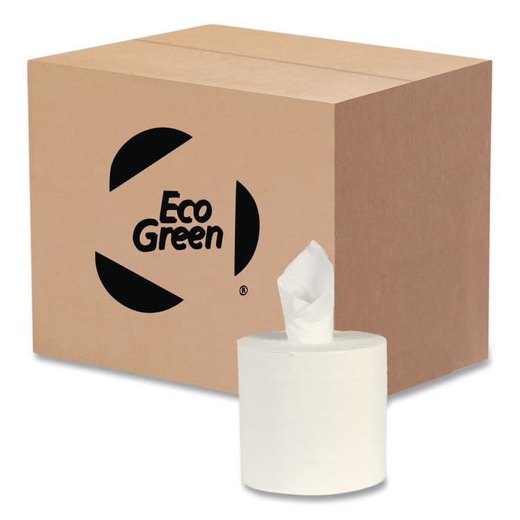 AMERICAN PAPER CONVERTING Center-Pull Paper Towels, 2-Ply, 11.75 x 7.68, White, 6 Rolls/Carton (APAC700)