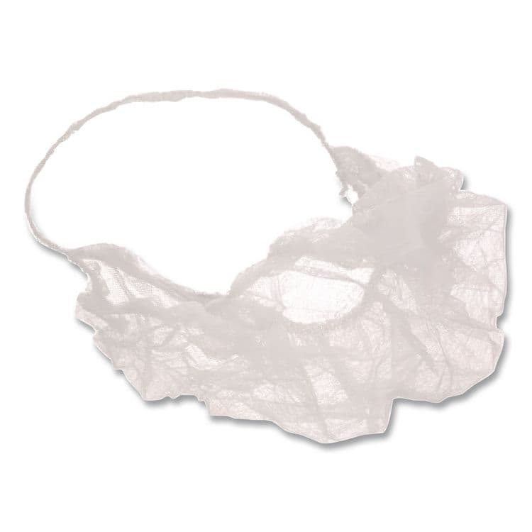 TRADEX INTERNATIONAL BRD Series Polypropylene Beard Nets, One Size Fits Most, White, 100/Pack, 10 Packs/Carton (TXIBRD1000) thumbnail 3