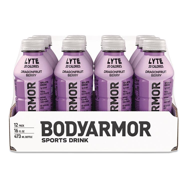 COCA-COLA LYTE Sports Drink, Dragonfruit Berry, 16 oz Bottle, 12/Pack (BDA411891)