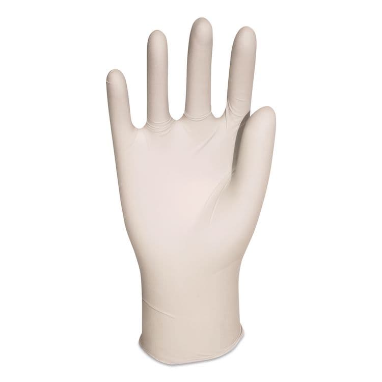 TRADEX INTERNATIONAL L5101 Series Lightly Powdered Latex Gloves, Large, 4 mil Thick, 9" Long, Cream, 100/Box (TXILLG5101) thumbnail 4