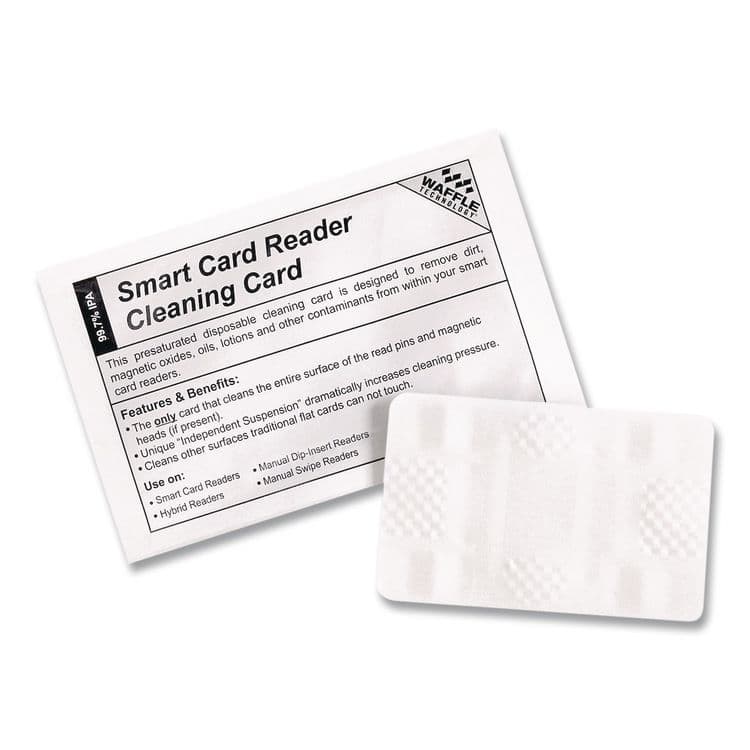 CLEAN CARD INTERNATIONAL Series 230 Cleaning Cards, One Use per Card, 10/Pack (CCKCC23) thumbnail 2