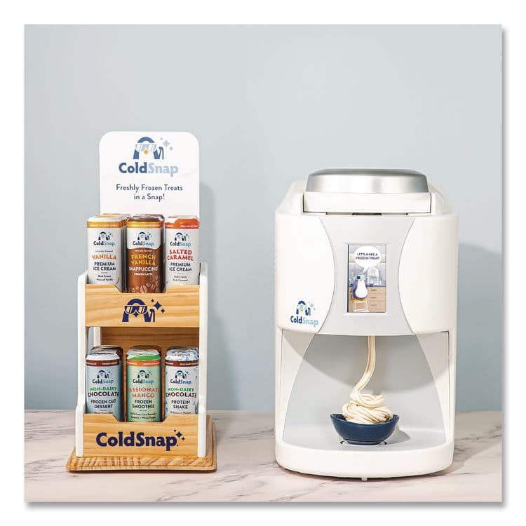 COLDSNAP Display Rack, Holds 36 Pods, 9 x 17.25 x 11.25, White/Brown (CDS101993) thumbnail 2