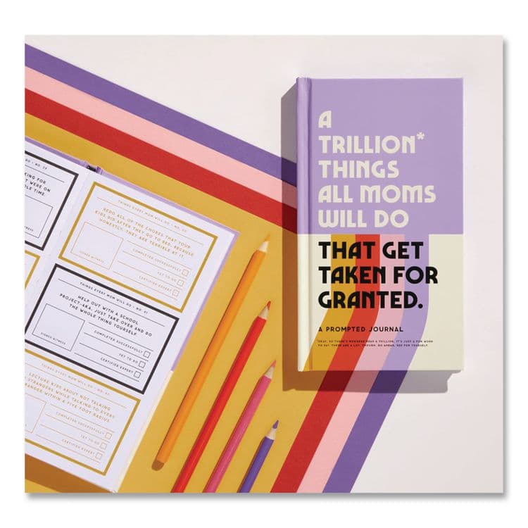 CHRONICLE BOOKS Guided Journal: A Trillion Things All Moms Do That Get Taken For Granted, Multicolor Cover, (100) 8.15 x 4.5 Sheets (CHB978073538102) thumbnail 3