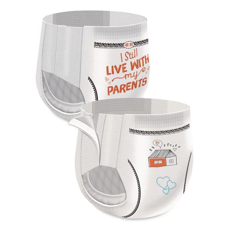 FIRST QUALITY PRODUCTS CutiePants Refastenable Training Pants for Girls, Size 4T-5T, 38 lbs to 50 lbs, 76/Carton (CTJCR9008) thumbnail 3