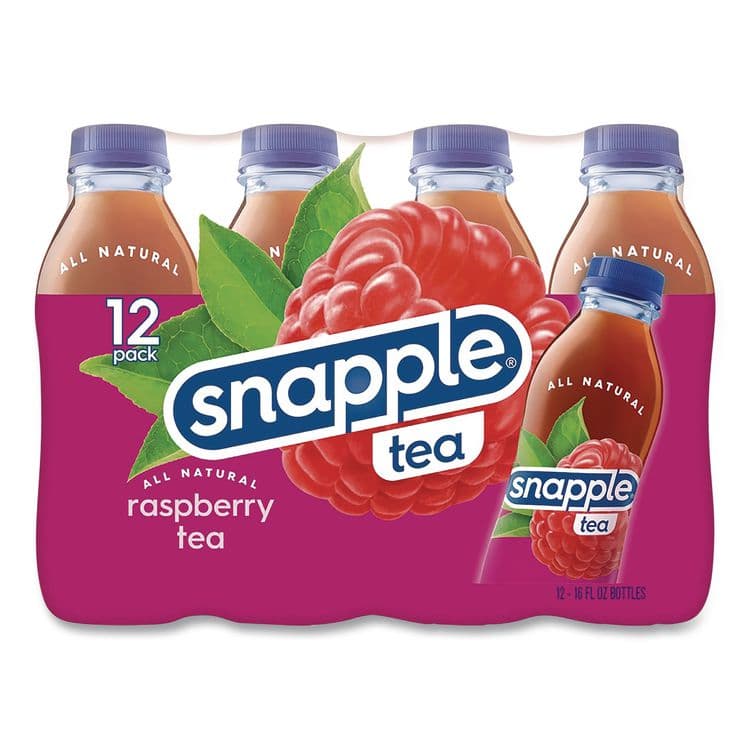 DR PEPPER SNAPPLE GROUP, . Flavored Tea, Raspberry, 16 oz Bottle, 24/Carton (DPPCAD00775)