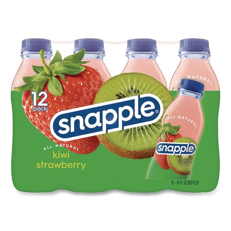 DR PEPPER SNAPPLE GROUP, . Flavored Juice Drink, Strawberry Kiwi, 16 oz Bottle, 24/Carton (DPPCAD00776)
