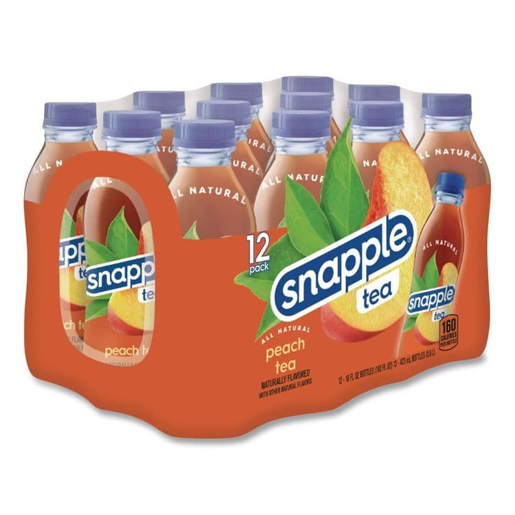 DR PEPPER SNAPPLE GROUP, . Flavored Tea, Peach, 16 oz Bottle, 24/Carton (DPPCAD00783) thumbnail 3