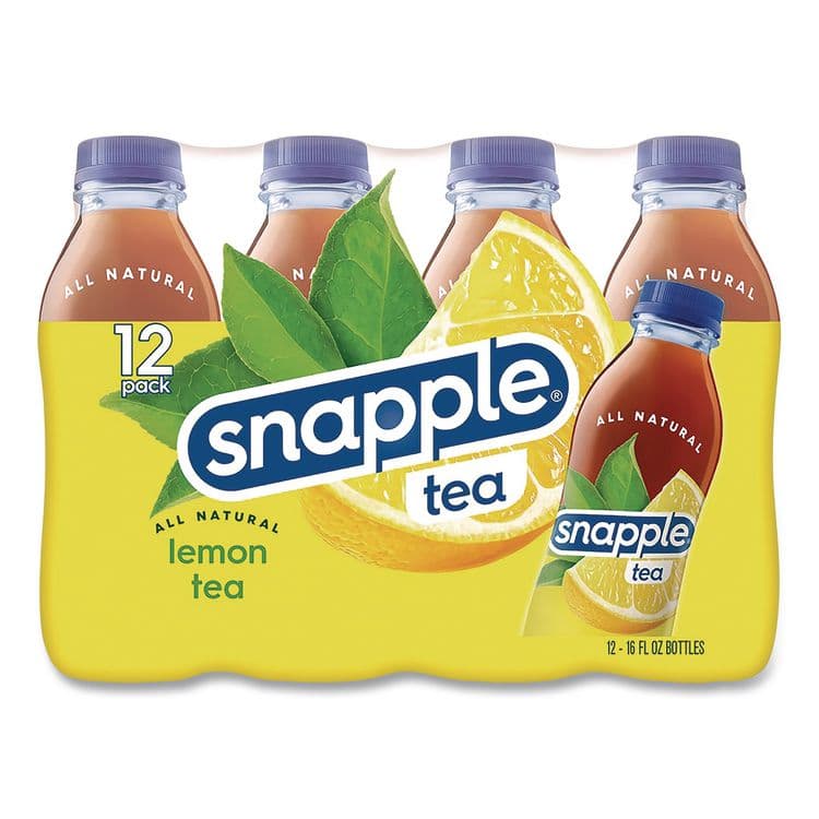 DR PEPPER SNAPPLE GROUP, . Flavored Tea, Lemon, 16 oz Bottle, 24/Carton (DPPCAD00786)