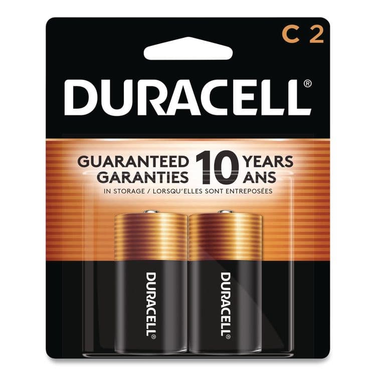 DURACELL PRODUCTS COMPANY CopperTop Alkaline C Batteries, 2/Pack (DURMN1400B2Z)