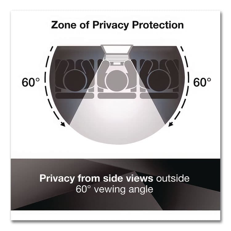 3M/COMMERCIAL TAPE DIV. Antiglare Frameless Filters for 20" Widescreen Flat Panel Monitor, 16:9 Aspect Ratio, Black (FAOPF200W9B) thumbnail 4