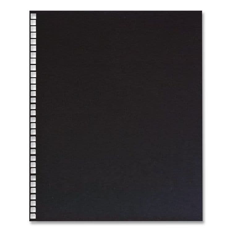 ACCO BRANDS, . ZipBind Presentation Cover, Plastic, Square Corners, 8.5 x 11, Black/Clear, 10/Pack (GBC26003) thumbnail 3