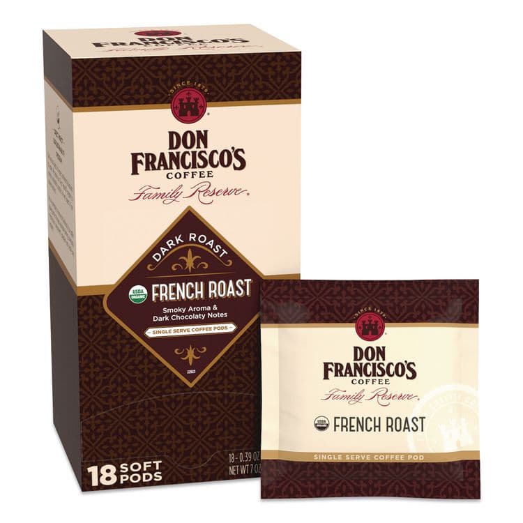 F. GAVINA & SONS French Roast Soft Pod, 18/Box (GVNFGS14508)