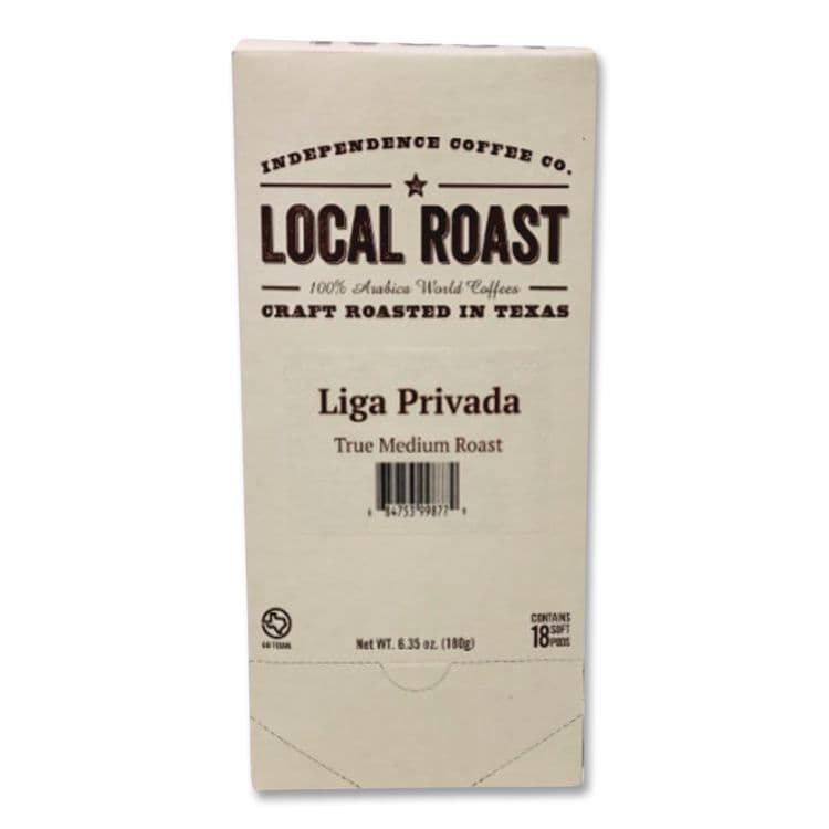 INDEPENDENCE COFFEE CO. Liga Privida Coffee Pods, 18/Box (ICCICF18053) thumbnail 2