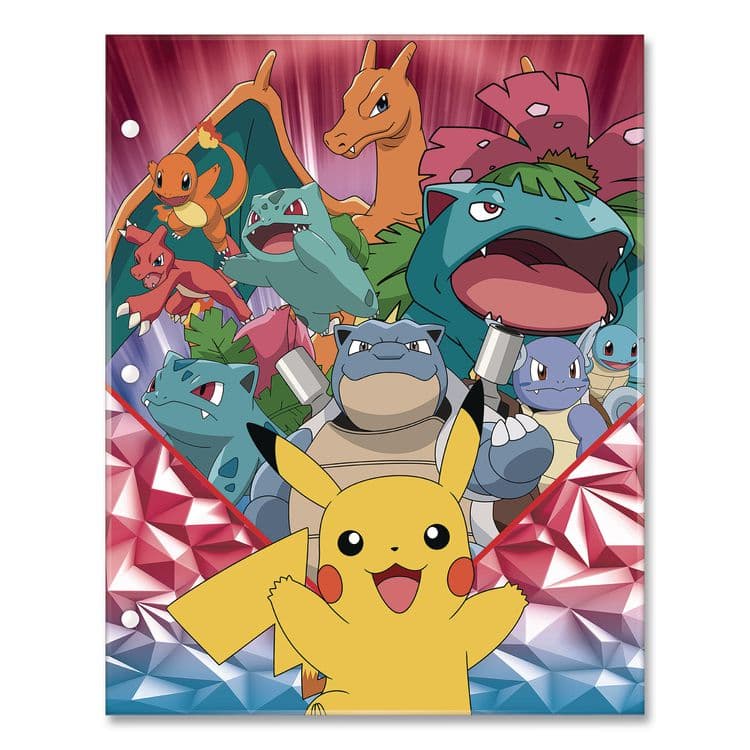 INNOVATIVE DESIGNS LLC Licensed Two-Pocket Folder, Pokeman, Side: 3-Hole Punched, Accommodates (50) 11 x 8.5 Sheets, Multicolor (IDI716137POKSA) thumbnail 3