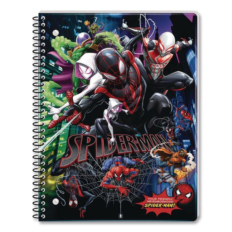 INNOVATIVE DESIGNS LLC Licensed Spiral Notebook, Marvel Spider-Man, 1-Subject, Wide/Legal Rule, Multicolor Cover, (70) 10.5 x 8 Sheets (IDI716171SPCSA) thumbnail 3