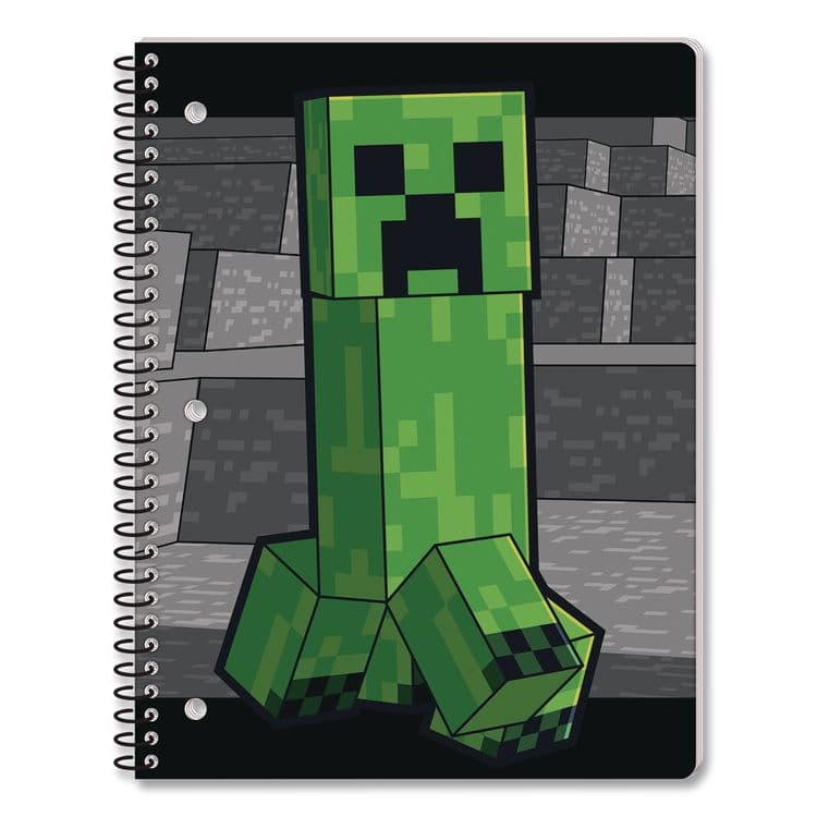 INNOVATIVE DESIGNS LLC Licensed Spiral Notebook, Minecraft, 1-Subject, Wide/Legal Rule, Multicolor Cover, (70) 10.5 x 8 Sheets (IDI717326MCRSA) thumbnail 3