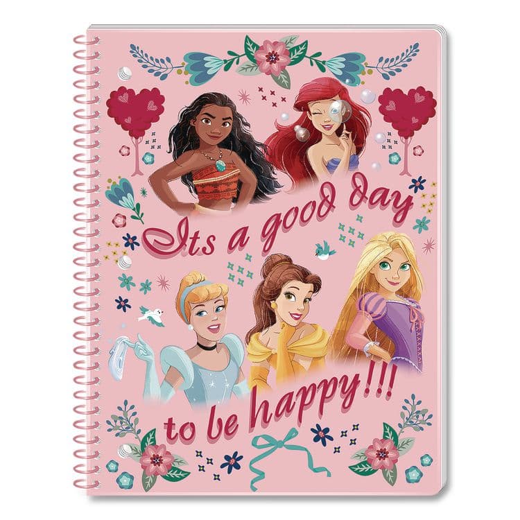 INNOVATIVE DESIGNS LLC Licensed Spiral Notebook, Disney Princesses, 1-Subject, Wide/Legal Rule, Multicolor Cover, (70) 10.5 x 8 Sheets (IDI717328PRSA) thumbnail 3