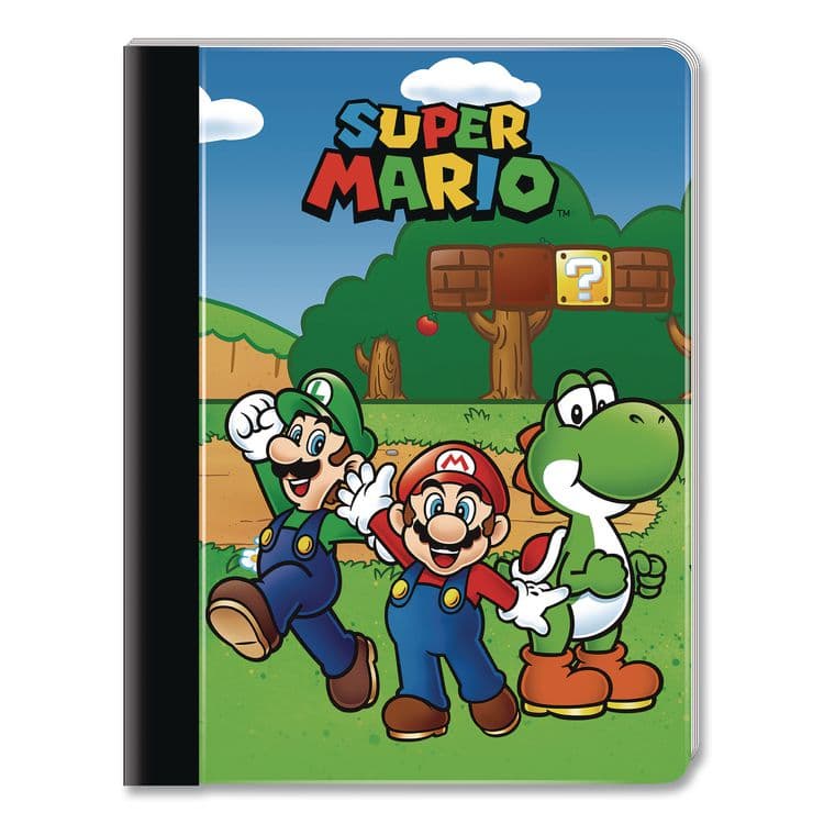 INNOVATIVE DESIGNS LLC Licensed Composition Book, Super Mario, Wide/Legal Rule, Multicolor Cover, (100) 9.75 x 7.5 Sheets (IDI717850MBSA) thumbnail 3