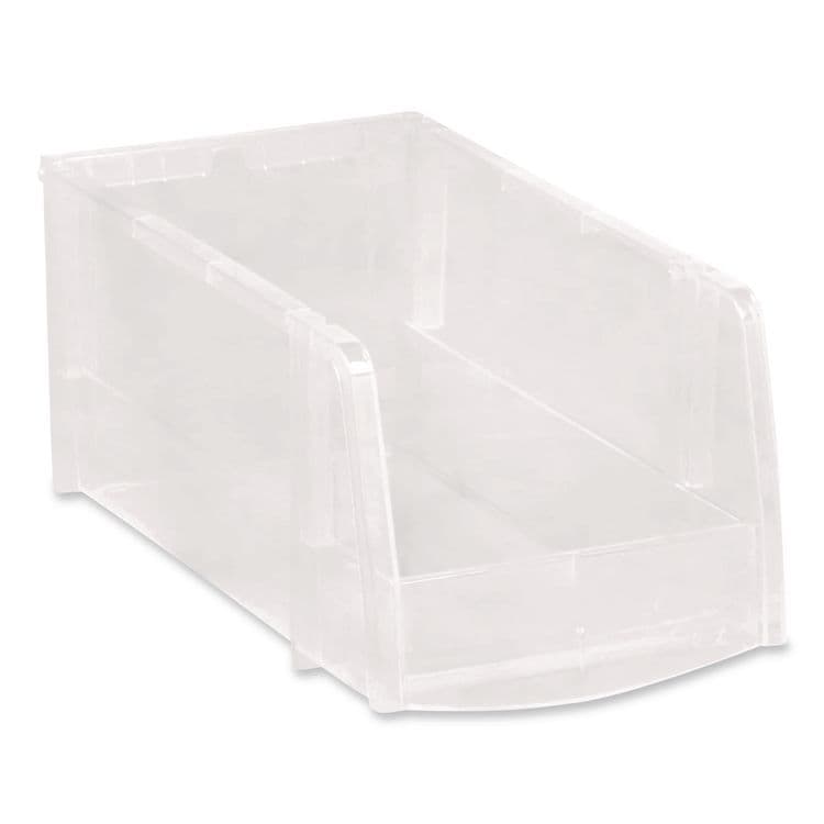 IRIS USA, Stackable Plastic Storage Bin. Medium, 1.6 qt, 6 x 11 x 5, Clear (IRS200528)