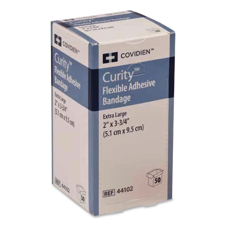 COVIDIEN Flexible Fabric Adhesive Bandages, Strip, 2 x 3, 50/Box (UMIKCFB0196LF) thumbnail 2
