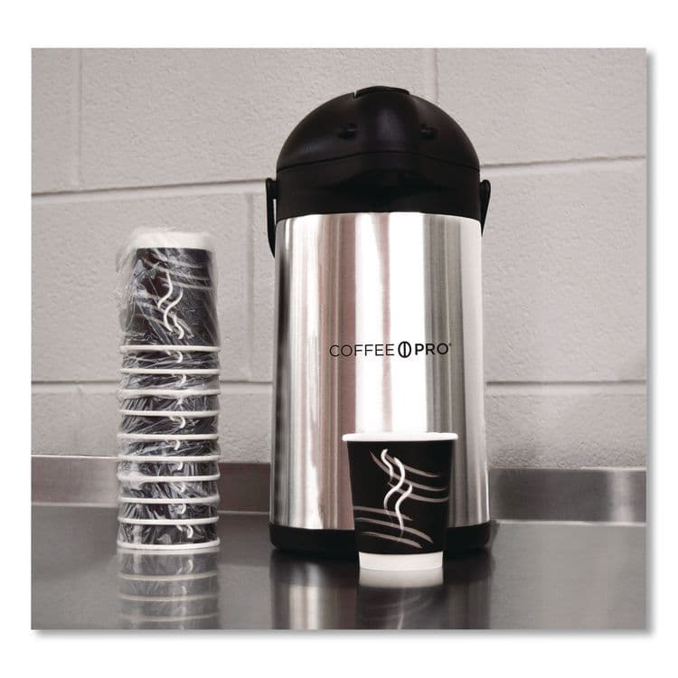 RDI USA Stainless Steel Airpot, 192 oz, Silver/Black (OGFCPAP35) thumbnail 3