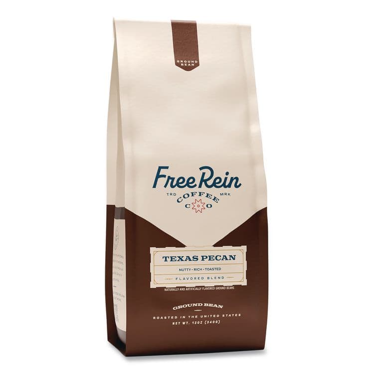 FREE REIN LLC Free Rein Ground Coffee, Texas Pecan, 12 oz Bag (RENFRE36366) thumbnail 2